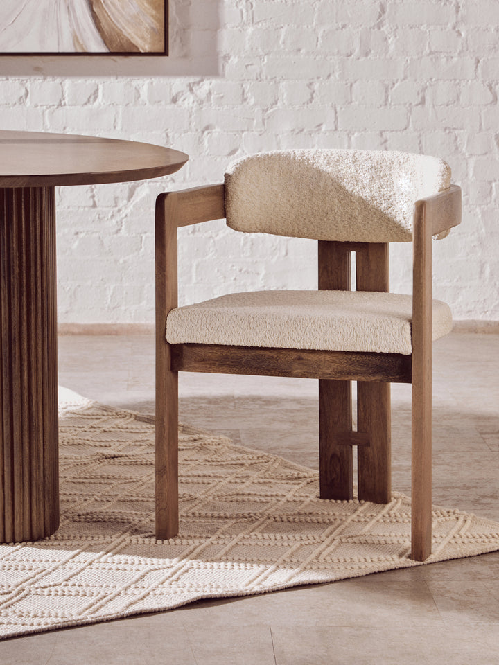 Acciano Grey Mango Wood Chair