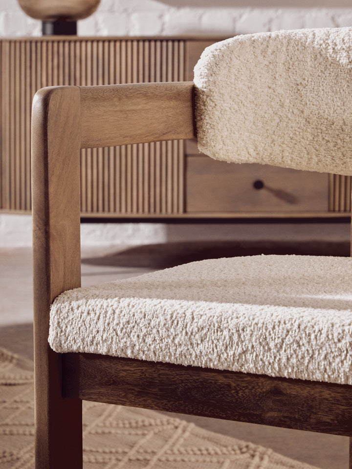 Acciano Grey Mango Wood Chair