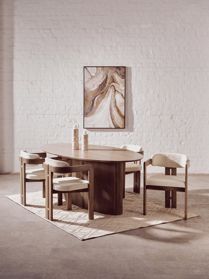Acciano Grey Mango Wood Chair