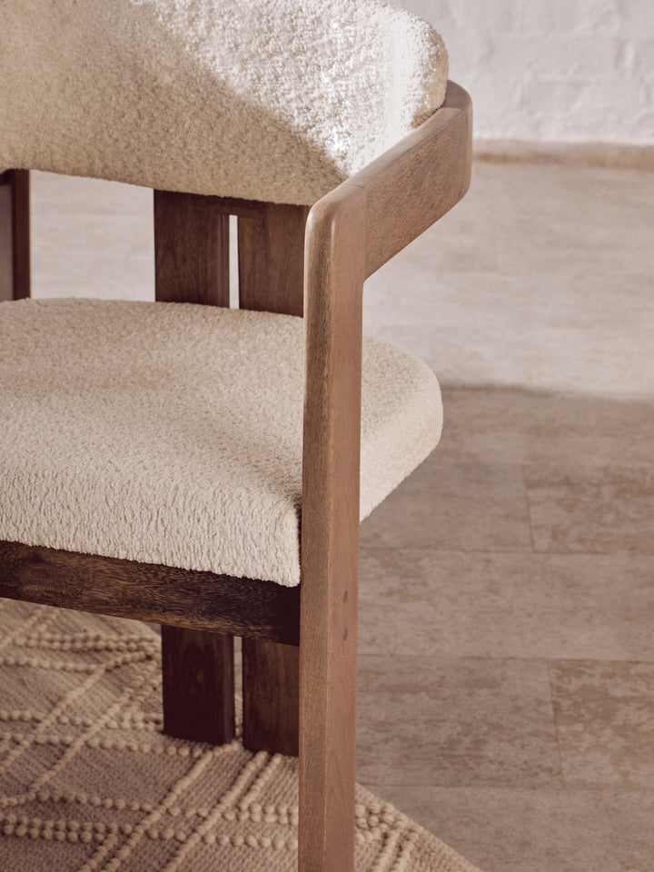 Acciano Grey Mango Wood Chair