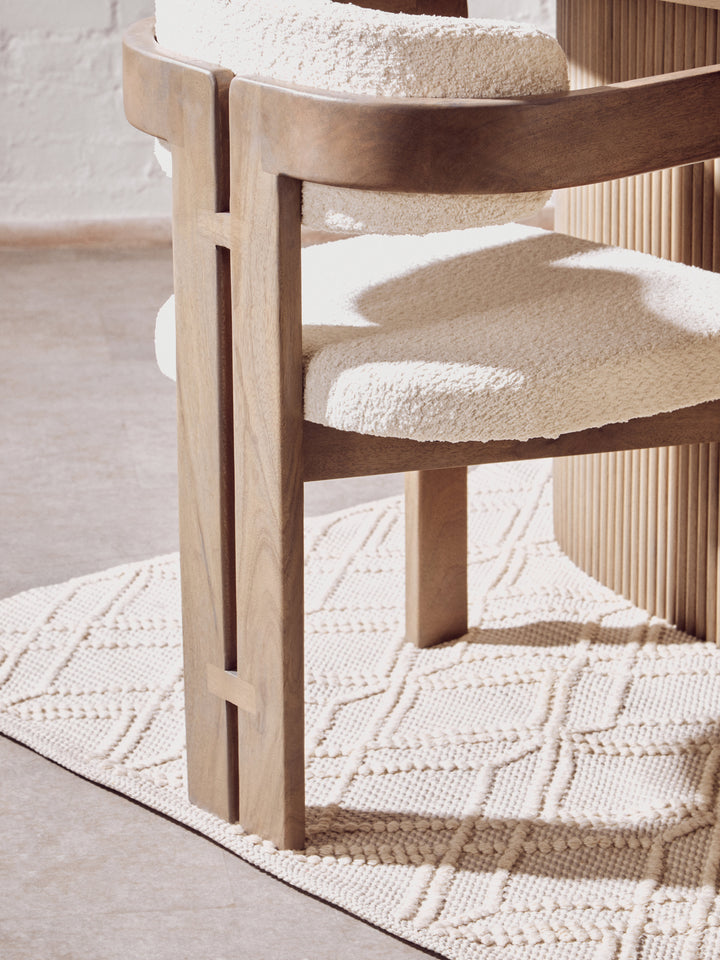 Acciano Grey Mango Wood Chair
