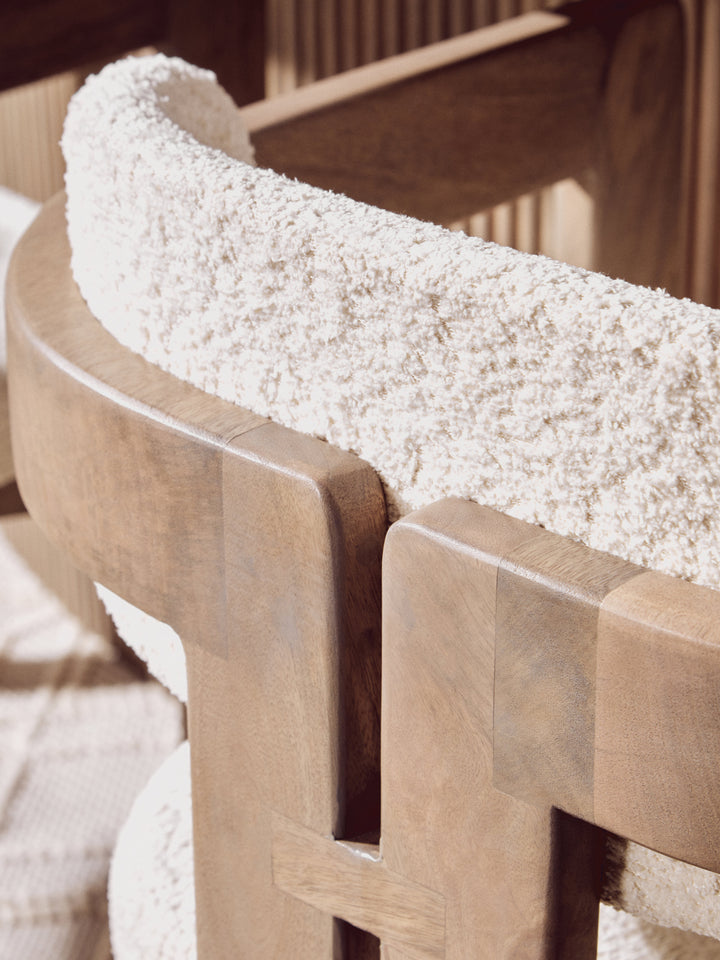 Acciano Grey Mango Wood Chair