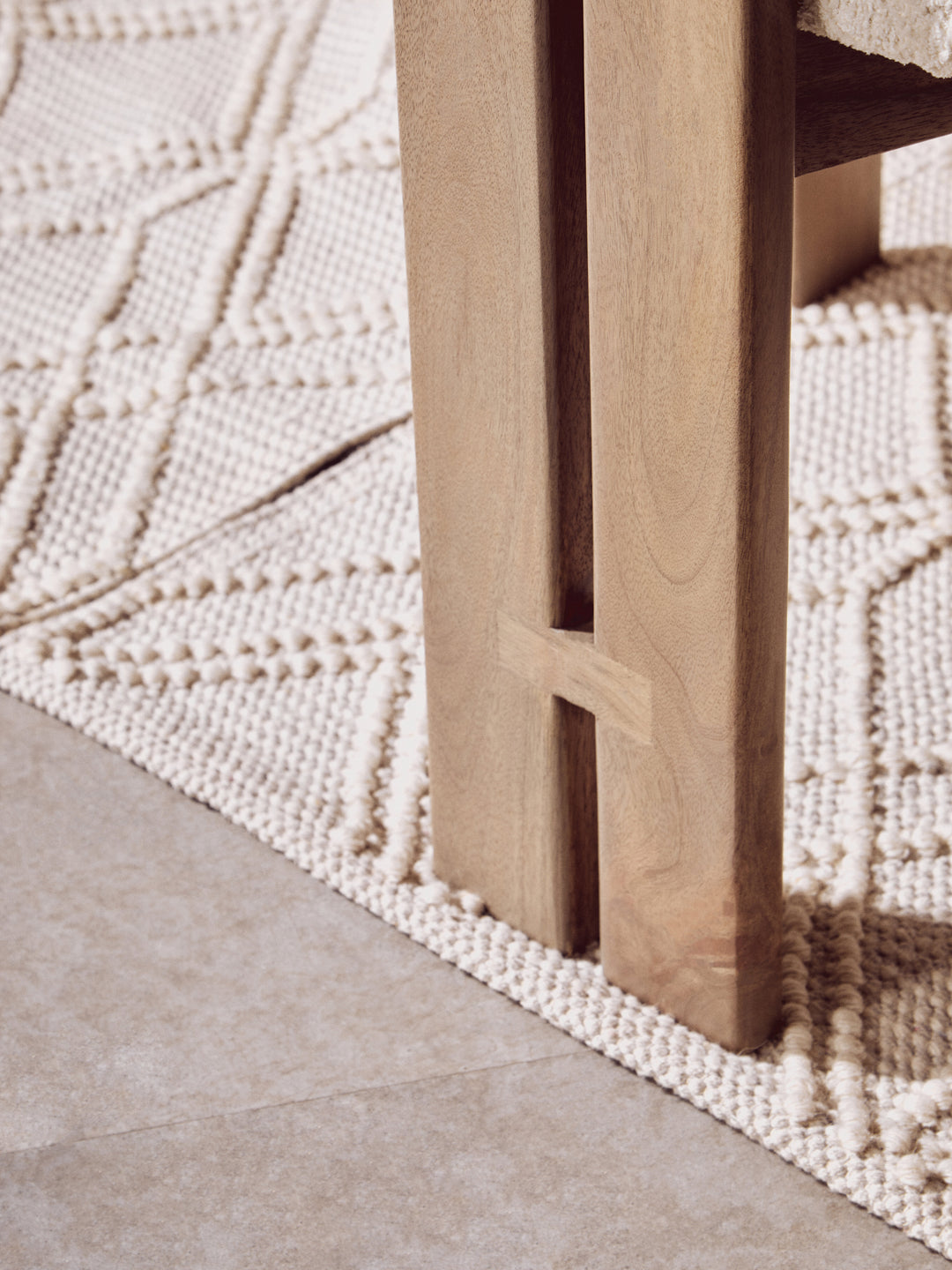 Acciano Grey Mango Wood Chair