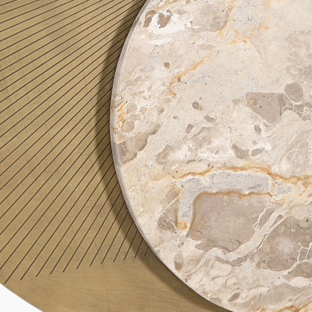 Sotogrande Set of 3 Iron and Marble Wall Art