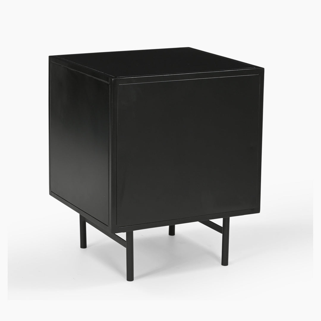 Huelva Two Drawer Iron Side Table