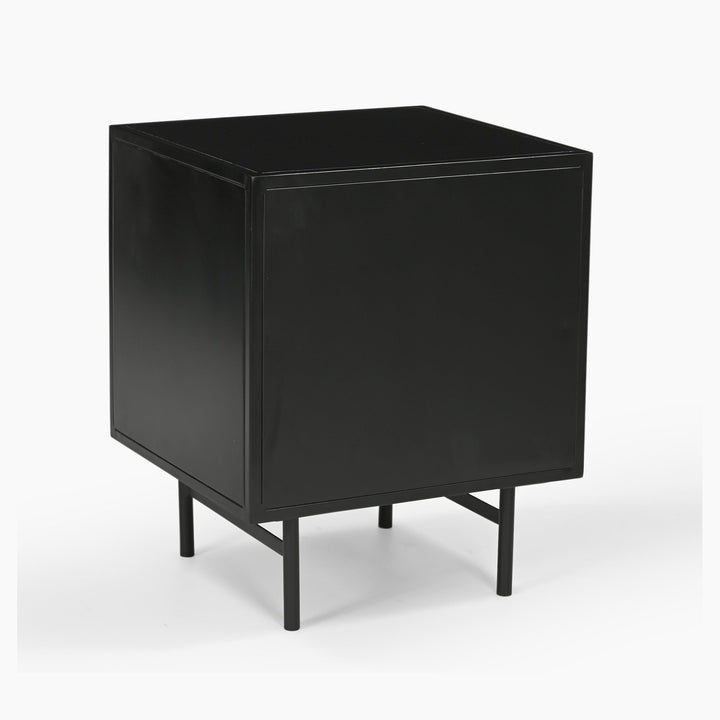 Huelva Two Drawer Iron Side Table