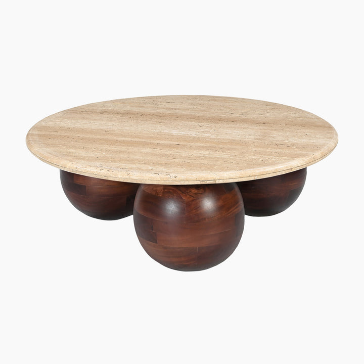 Sevilla Travertine Top Coffee Table