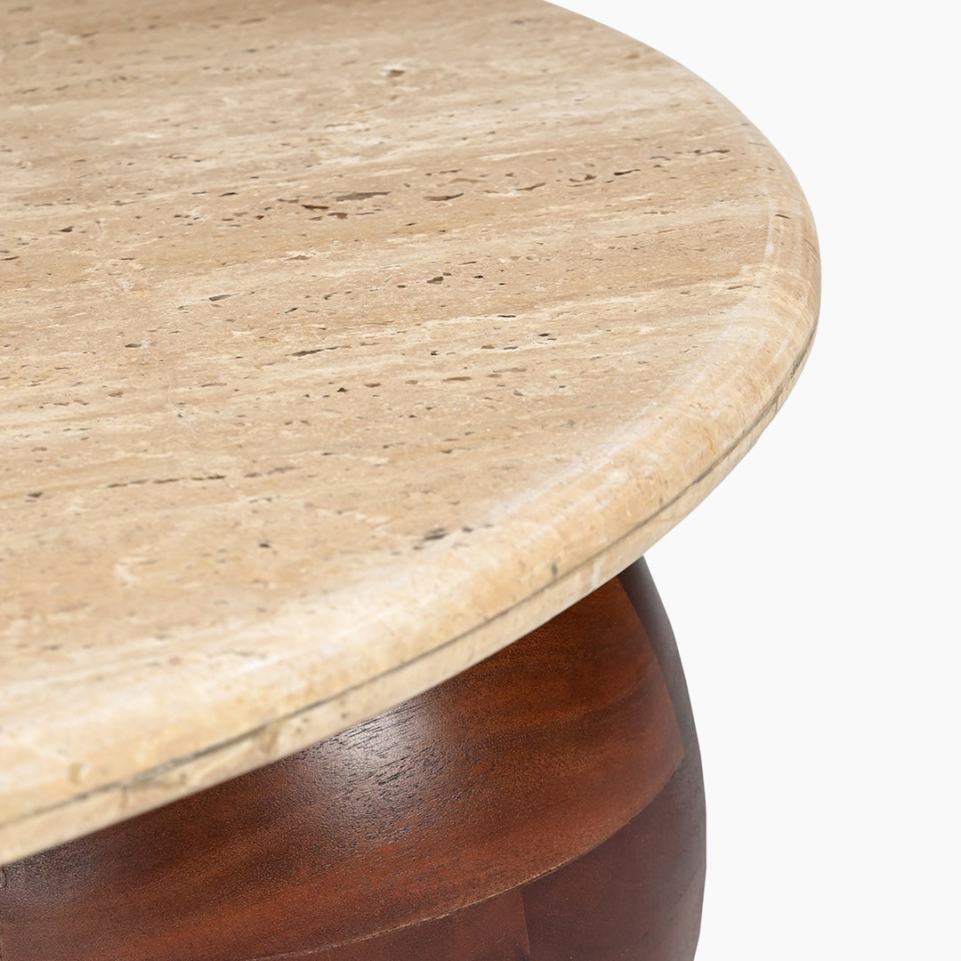 Sevilla Travertine Top Coffee Table