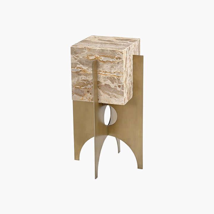 Soria Marble Top End Table