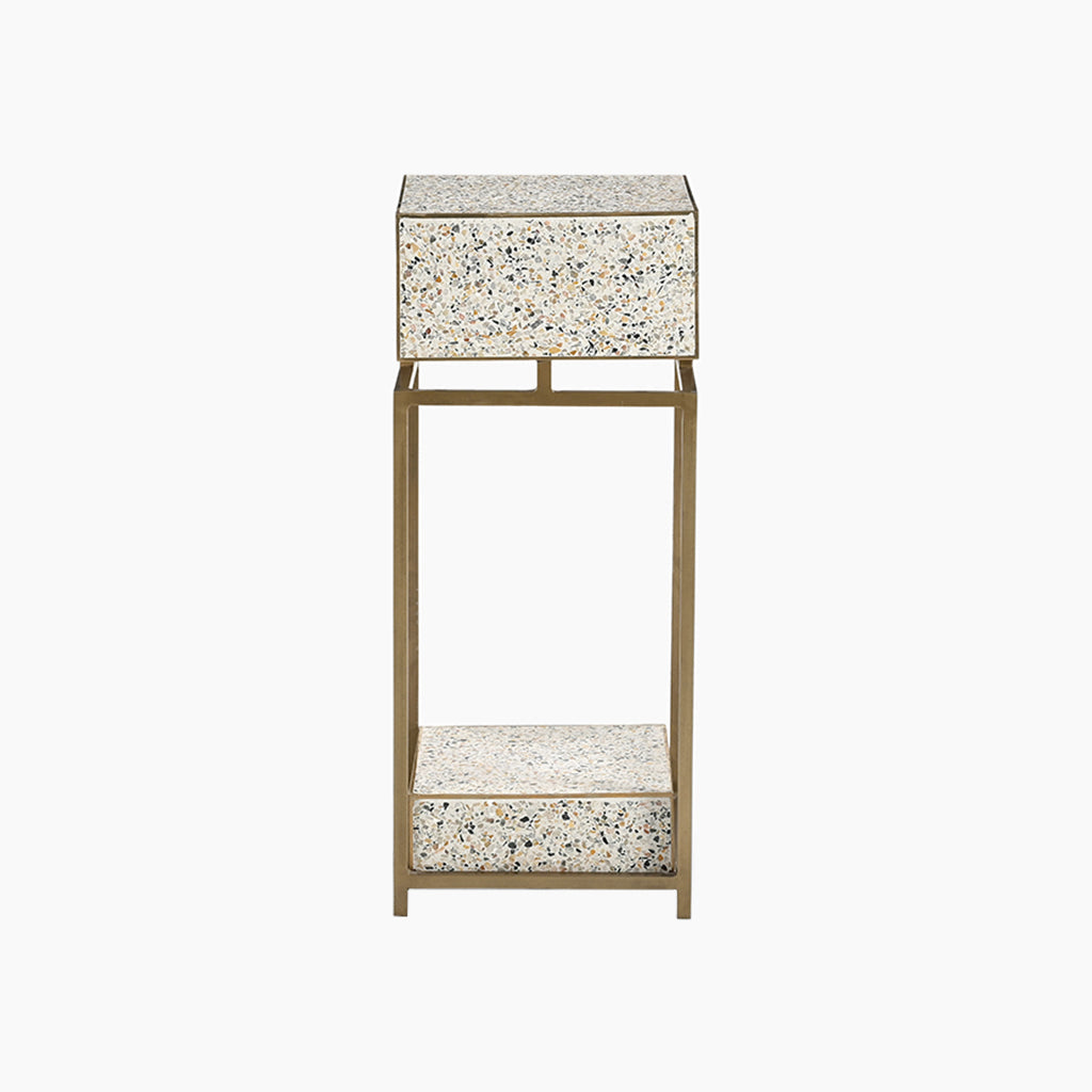 Toro Terrazzo Top End Table