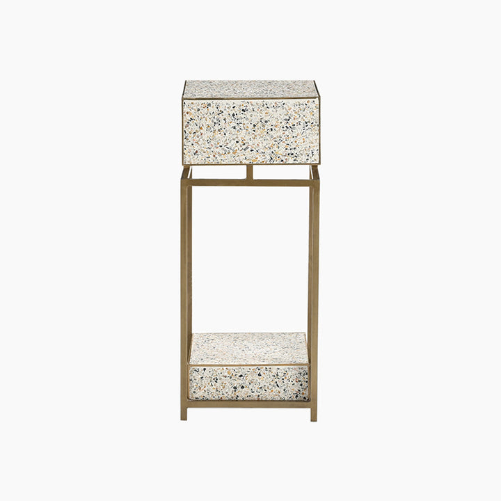 Toro Terrazzo Top End Table