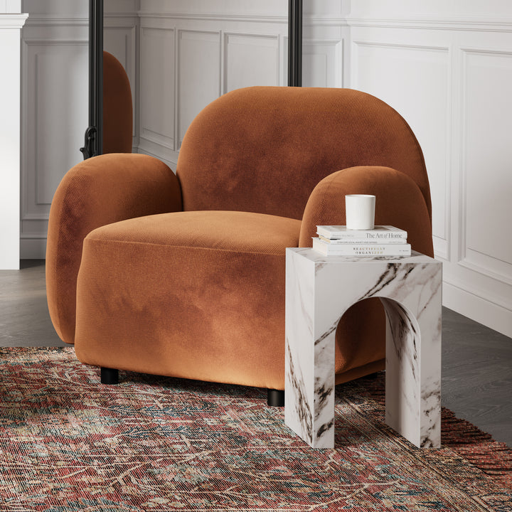 Auxerre Calacatta Side Table