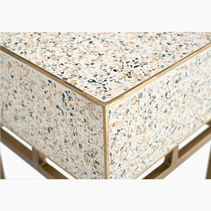 Toro Terrazzo Top End Table