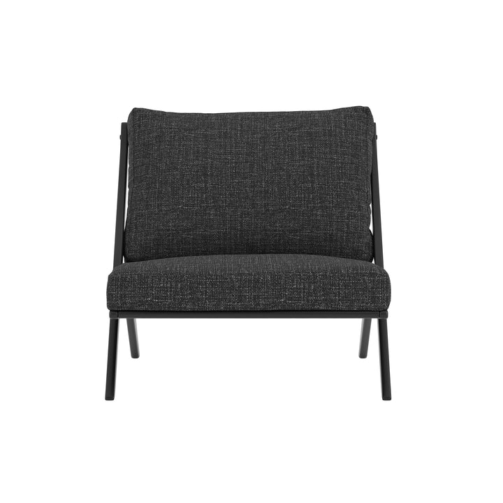Corsica Black Accent Chair