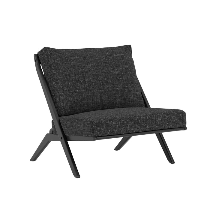 Corsica Black Accent Chair