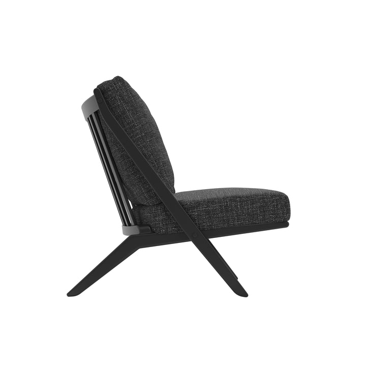 Corsica Black Accent Chair