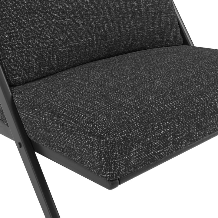 Corsica Black Accent Chair