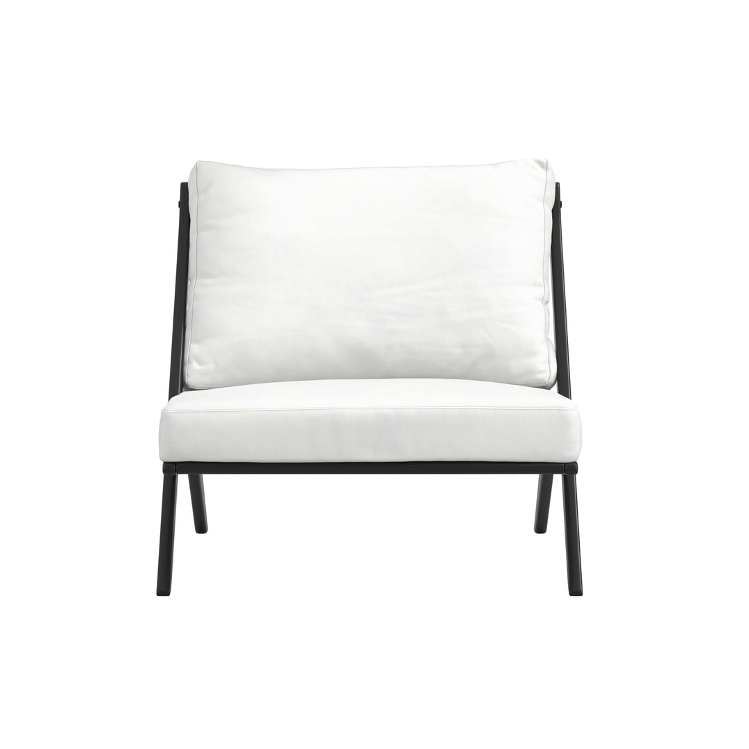 Corsica White Accent Chair