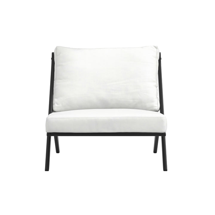 Corsica White Accent Chair