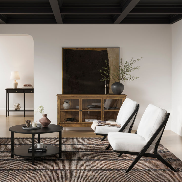 Corsica White Accent Chair