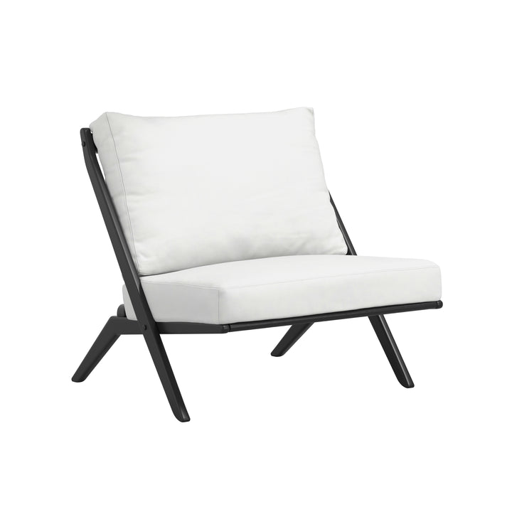 Corsica White Accent Chair