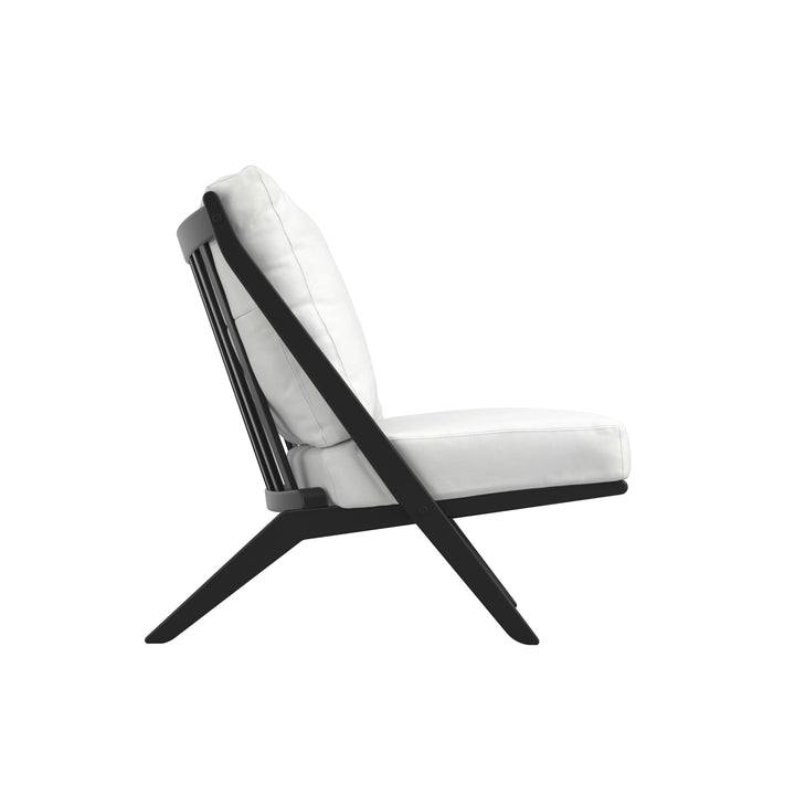 Corsica White Accent Chair