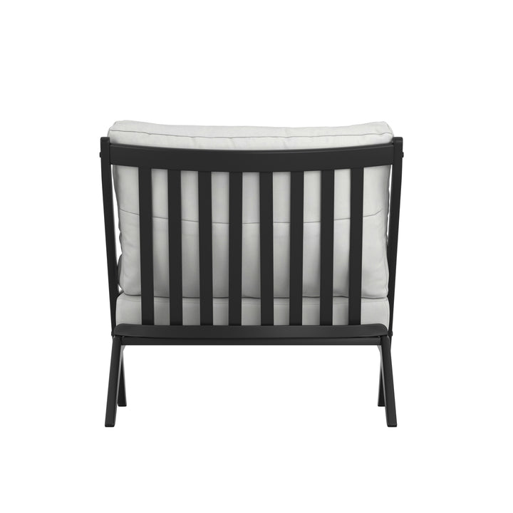 Corsica White Accent Chair