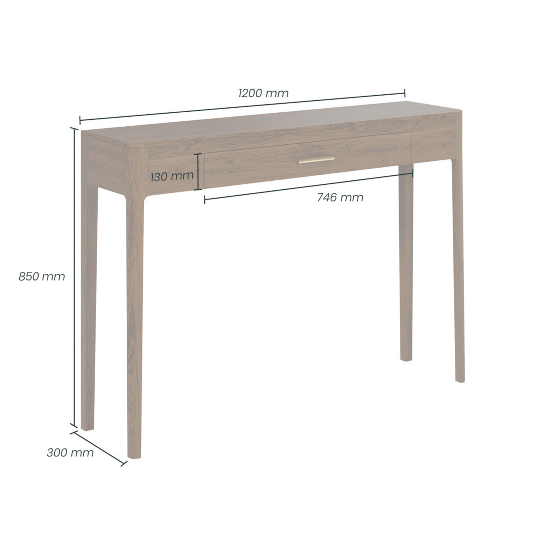 Abberley Console Table - Brown