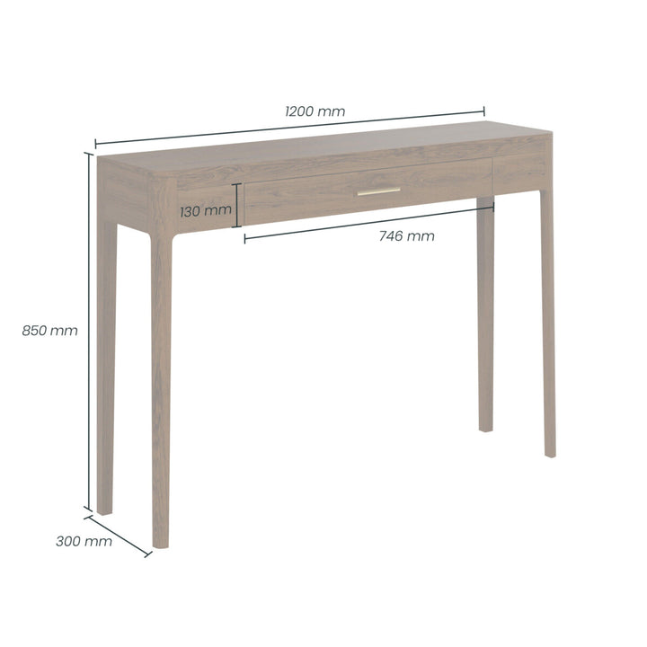 Abberley Console Table - Brown