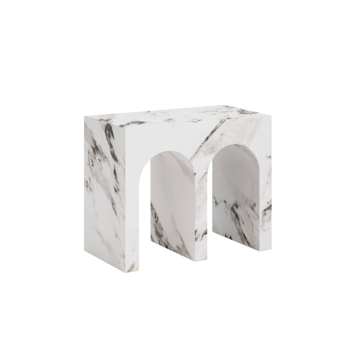 Auxerre Calacatta Large Side Table