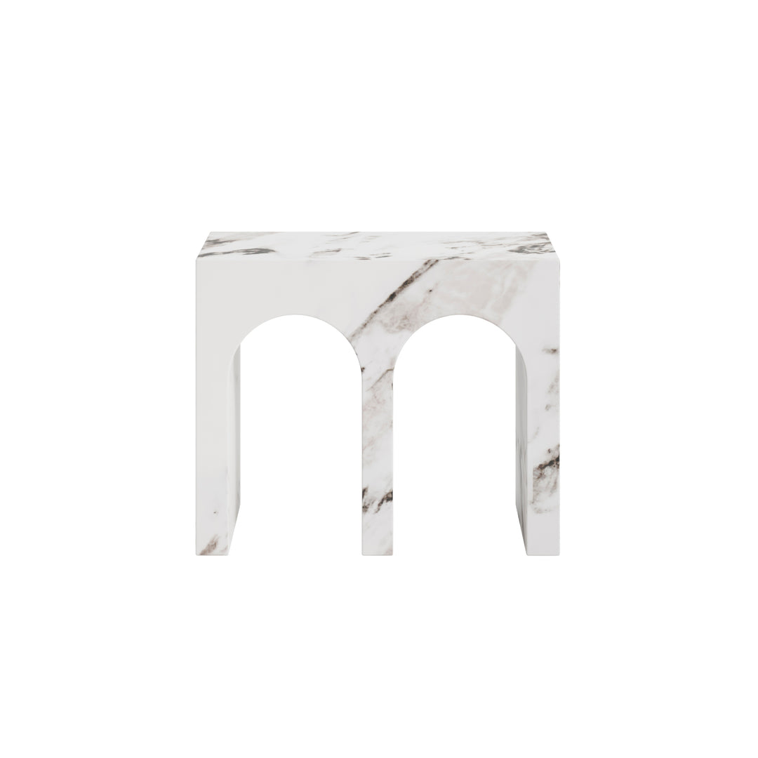 Auxerre Calacatta Large Side Table
