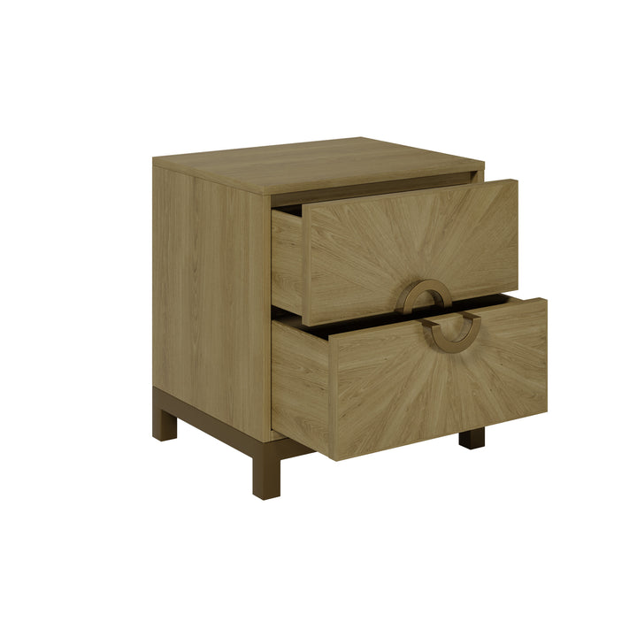 Easton Sunburst Bedside Table