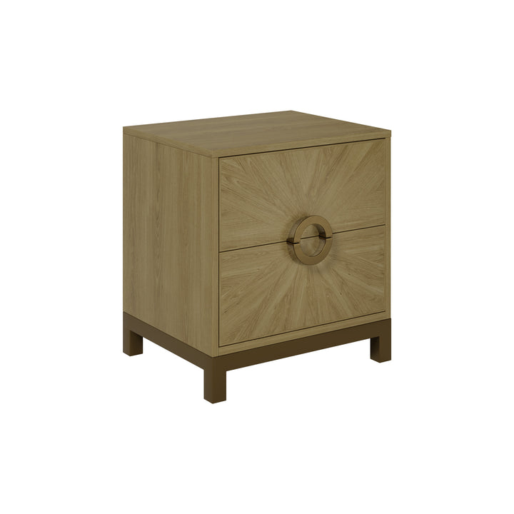 Easton Sunburst Bedside Table