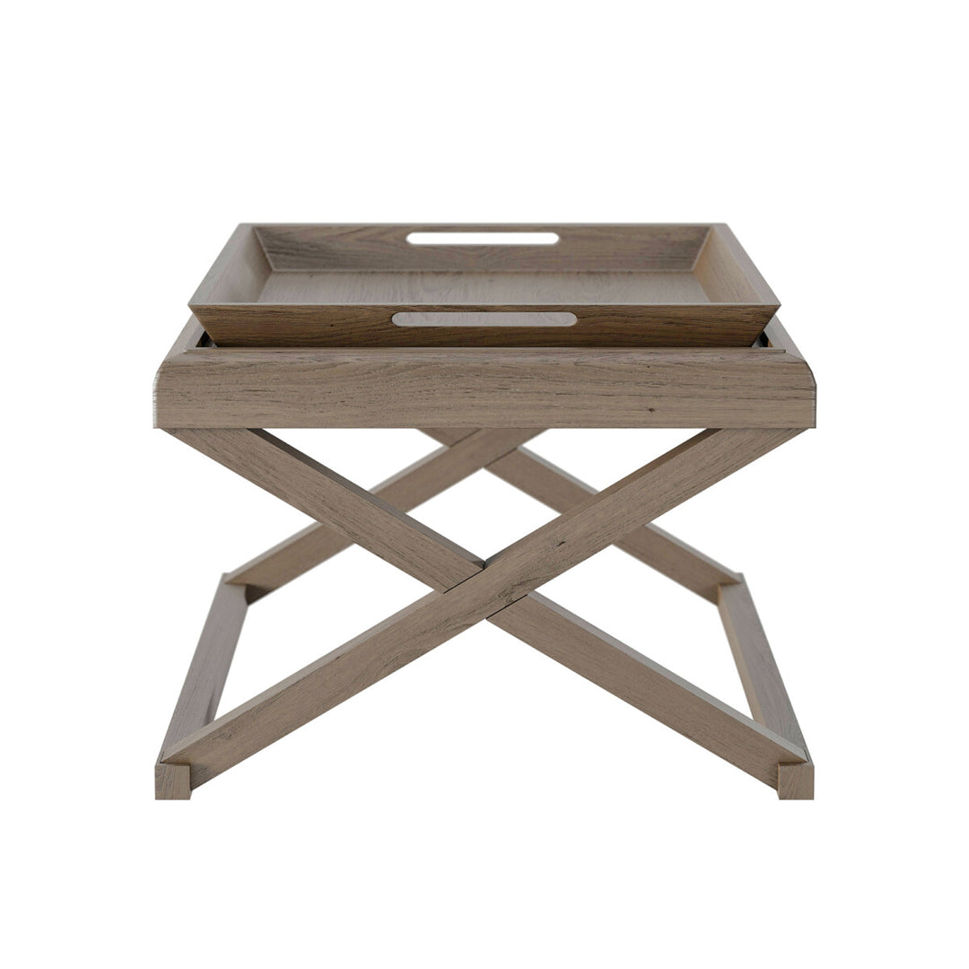 Bentley End Table - Grey Aged Oak