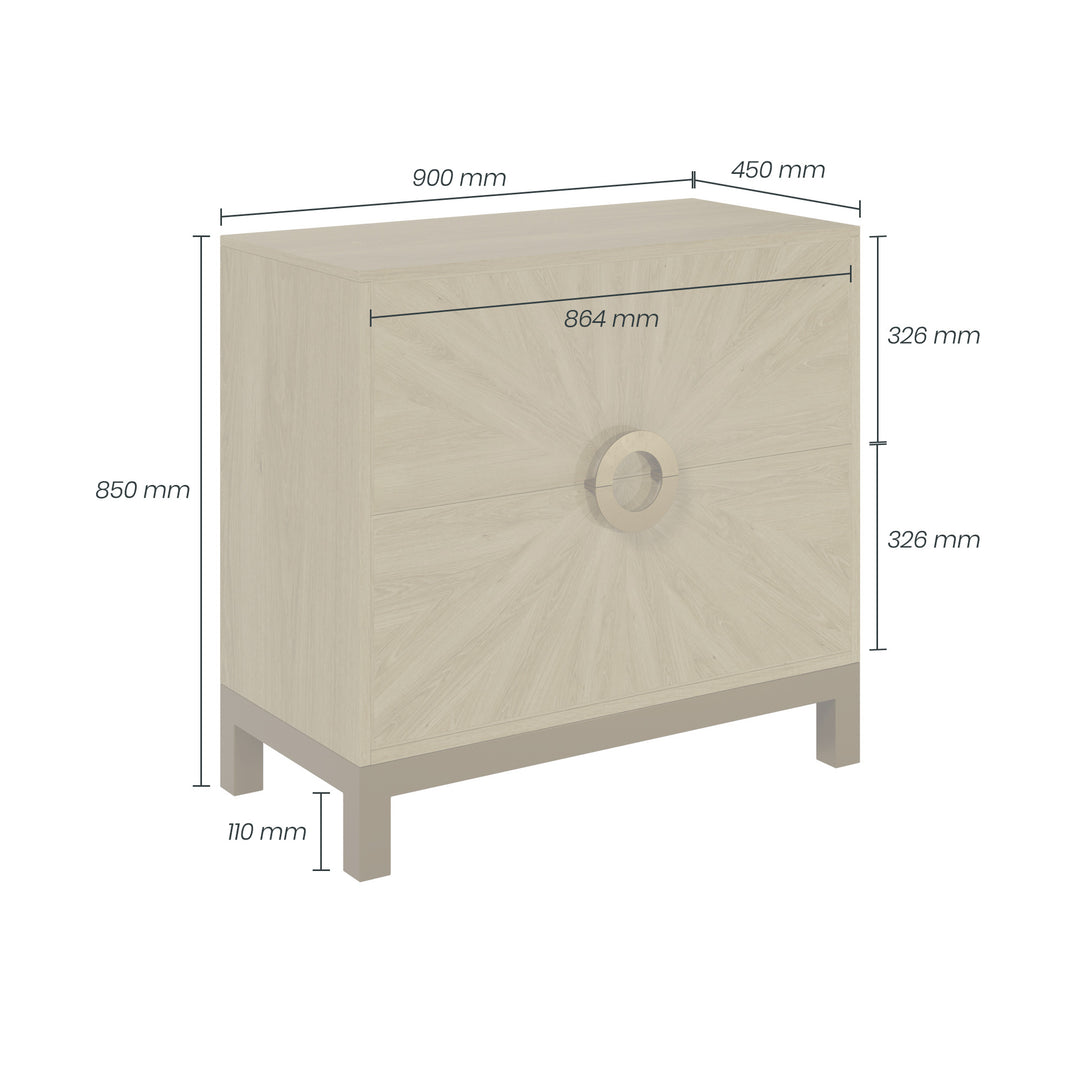 Easton Sunburst Chest Of Drawers