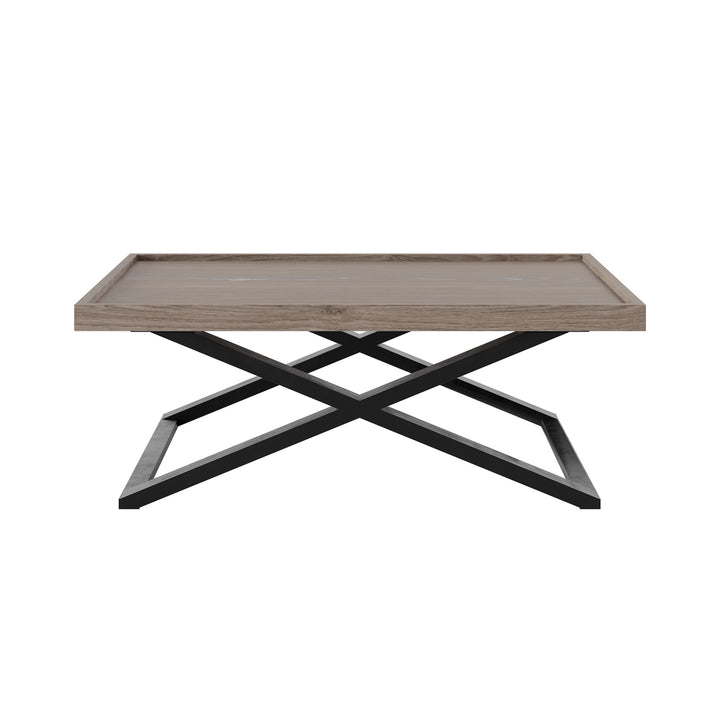 Pershore Coffee Table - Grey Aged Oak