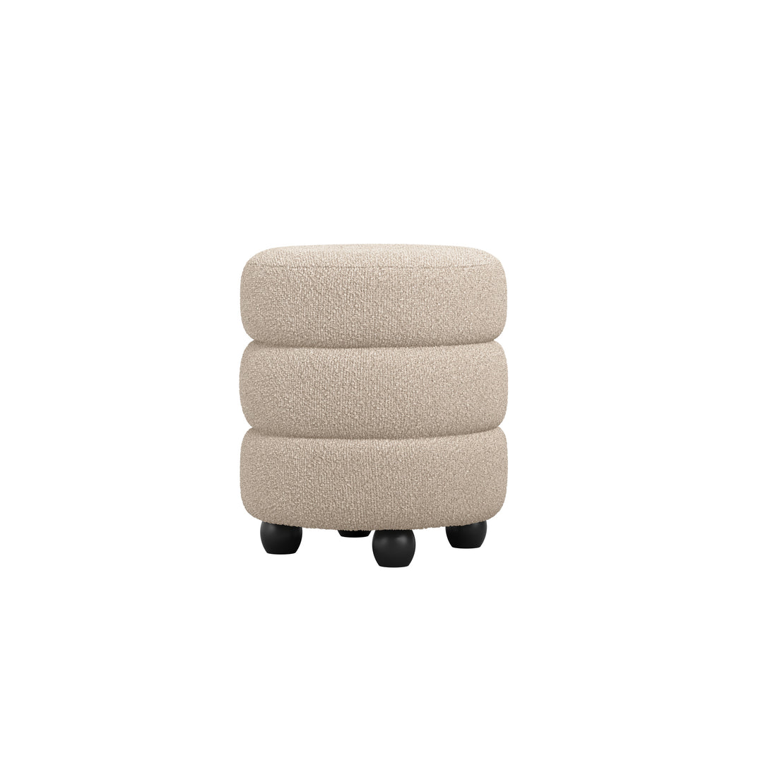 Chelles Buff Boucle Pouffe