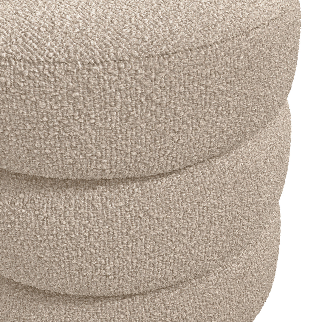 Chelles Buff Boucle Pouffe