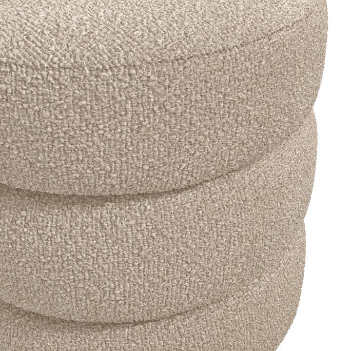 Chelles Buff Boucle Pouffe