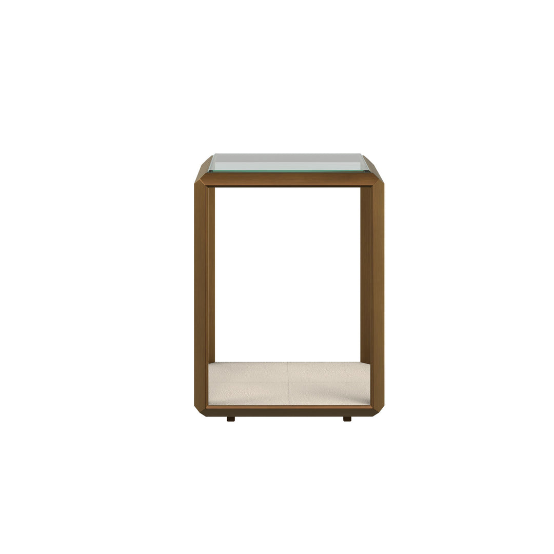 Elmley End Table - Ivory
