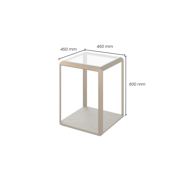 Elmley End Table - Grey