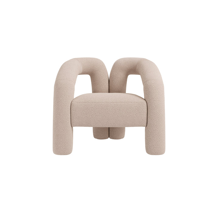 Oslo Buff Boucle Accent Chair