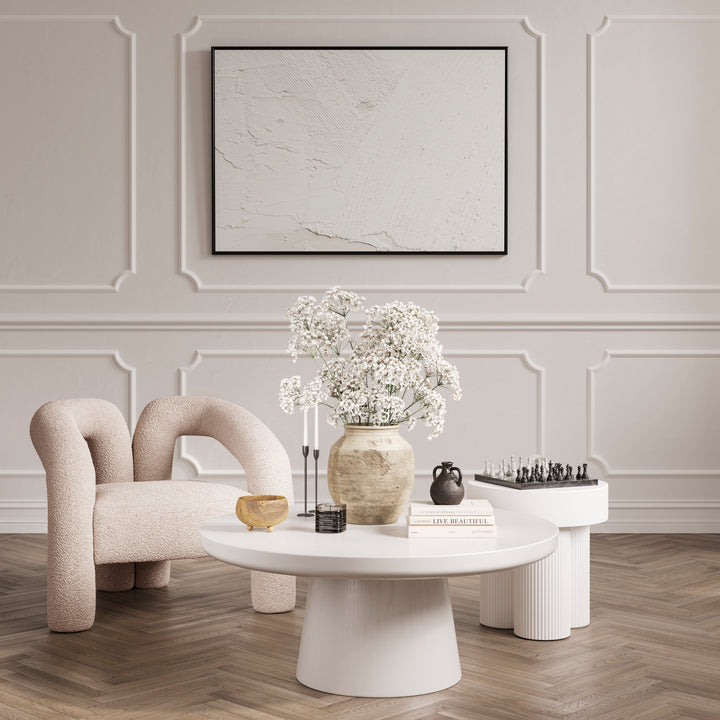 Oslo Buff Boucle Accent Chair