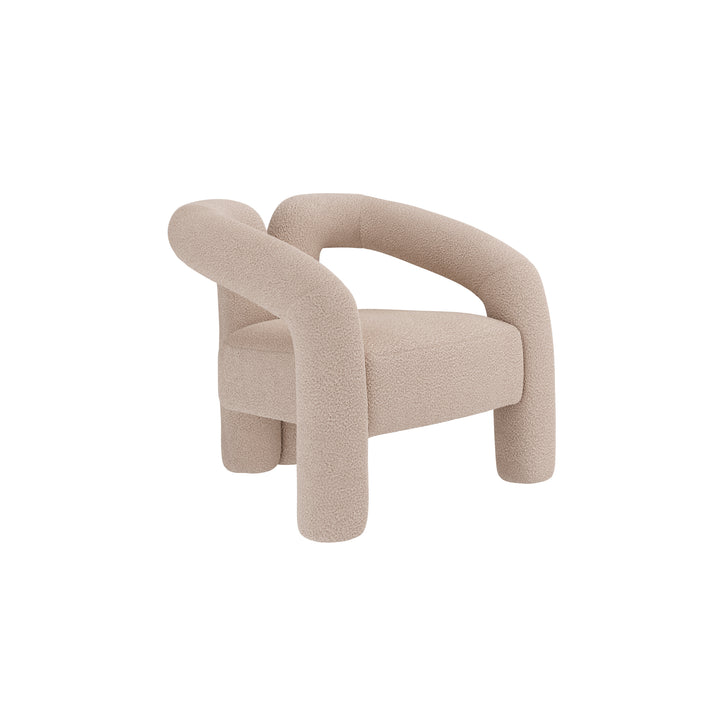 Oslo Buff Boucle Accent Chair