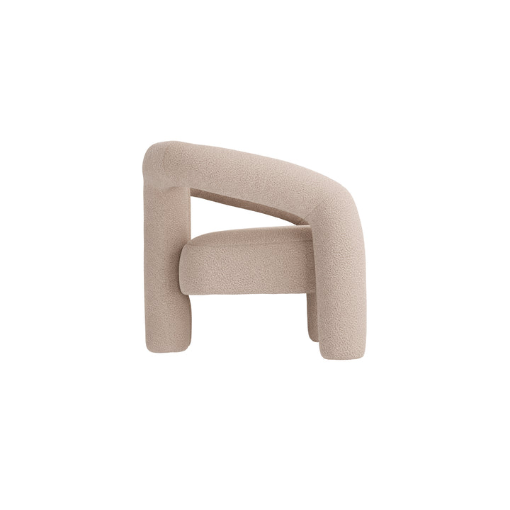 Oslo Buff Boucle Accent Chair