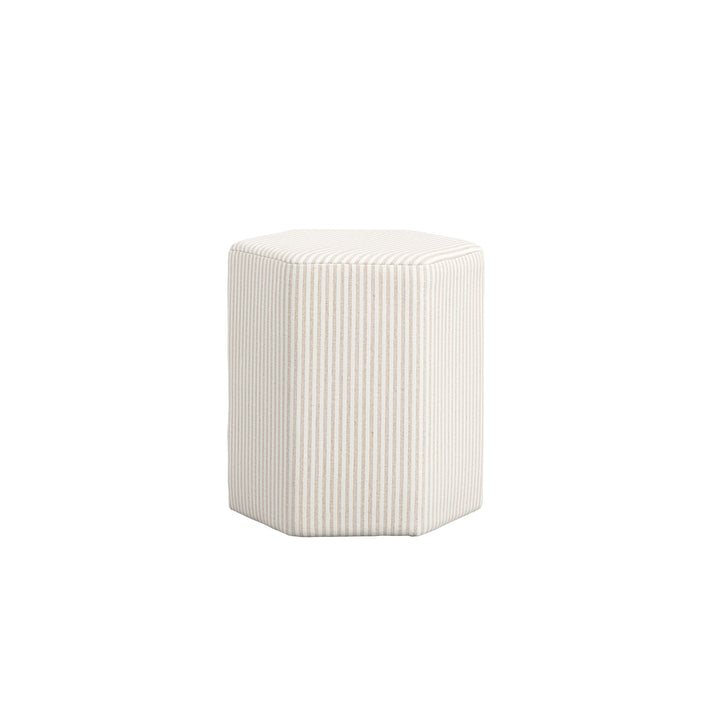 Belford Beige Striped Stool