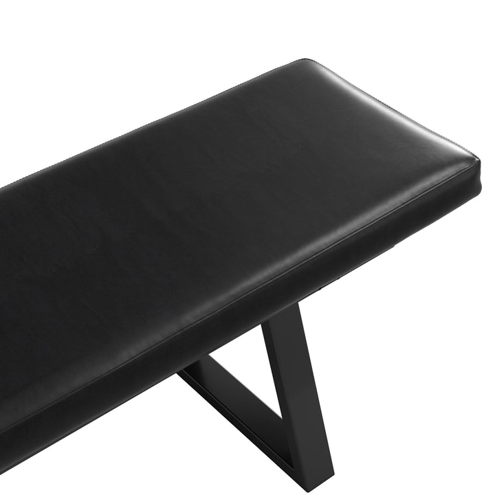 Vannes Black Bench