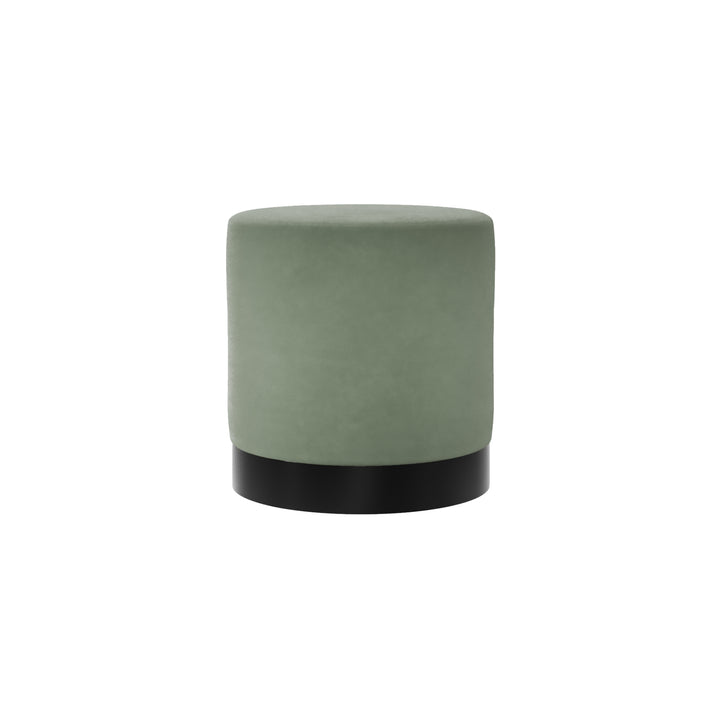Sete Small Sage Velvet Pouffe