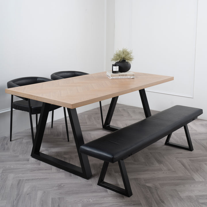 Vannes Black Bench