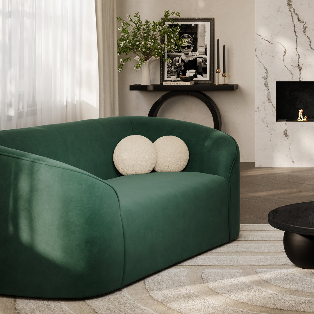 Enna Forest Green Sofa